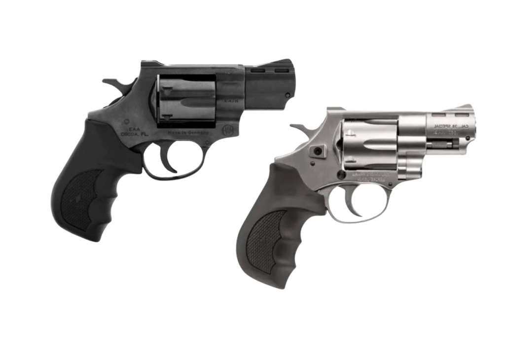 comparison of two finishes of EAA windicator revolver